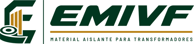 El mismo logotipo de EMIVF redibujado en vector; abajo, el isotipo en negativo, la versión compacta a una tinta y el logotipo en blanco